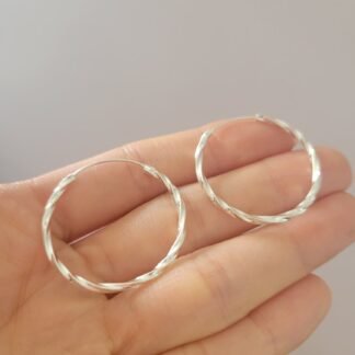 CARAVANAS AROS PLATA 925 J03S020