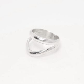 ANILLO DE PLATA DOBLE