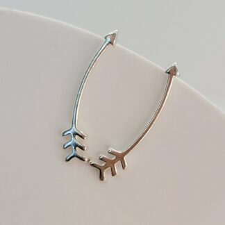 TREPADORAS FLECHAX2 PLATA 925 J03S035