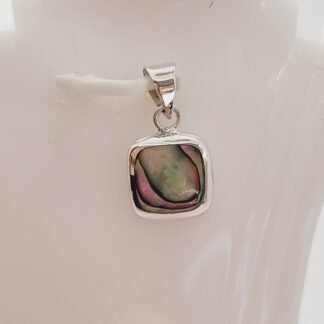 DIJE CUADRADO PLATA 925