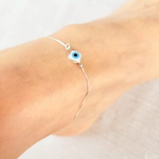 TOBILLERA VENECIANA C/OJO TURCO