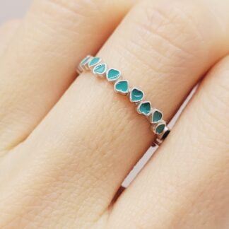 ANILLO CORAZONES RESINADOS 16mm.