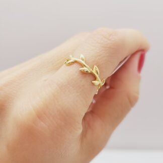 ANILLO COLEC HOJAS DE OLIVO