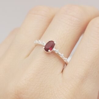 ANILLO COLEC SOLITARIO OVAL 16mm.