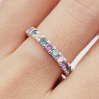 ANILLO COLEC CORONA CRAVEJADA 25 CIRCONIAS