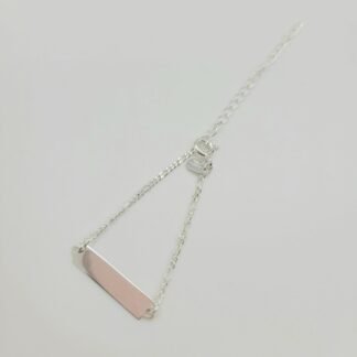 PULSERA PLACA MEDIA NIÑ@-DAMA 12cm.