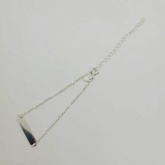 PULSERA PLACA MEDIA 16cm.