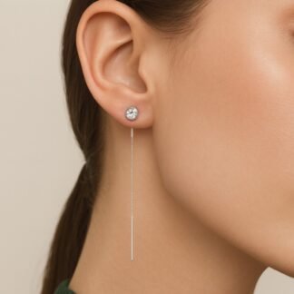 CARAVANA ANZUELO SOLITARIO PLATA 925 J03S160