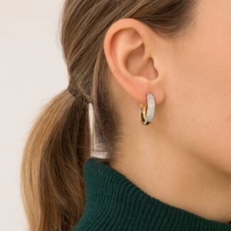 CARAVANAS BANANITA BAÑO EN ORO 18K J03G052