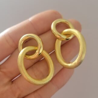 CARAVANAS BAÑO EN ORO 18K J03G038