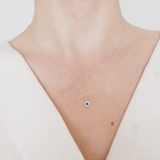 Cadena Fina + Dije Protector 45cm.