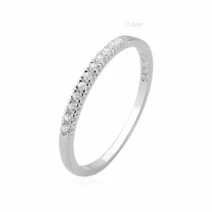 ANILLO LINEA DE CIRCONIAS