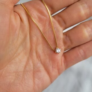 TOBILLERA PUNTO DE LUZ CIRCONIA J07G002