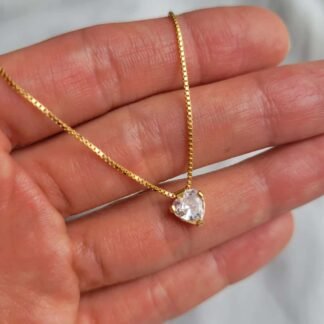 TOBILLERA PUNTO DE LUZ CORAZON J07G003