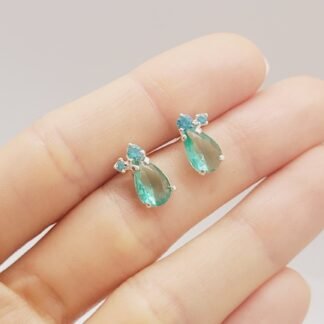 CARAVANA GOTA CON CIRCONIAS Y CRISTALES