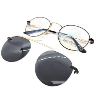 Armazón CELESTE en CP Y METAL CLIP ON SOL LCE0178