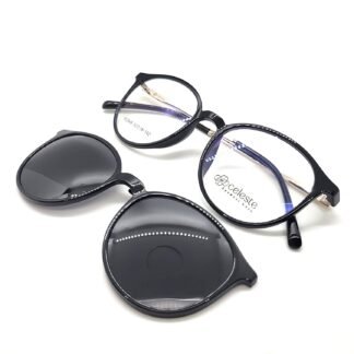 Armazón CELESTE en CP Y METAL CLIP ON SOL LCE0171