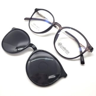 Armazón CELESTE en CP Y METAL CLIP ON SOL LCE0177