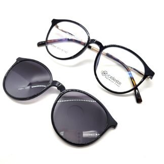 Armazón CELESTE en CP Y METAL CLIP ON SOLAR LCE0184