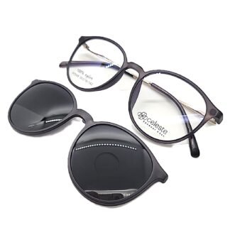 Armazón CELESTE en CP Y METAL CLIP ON SOL LCE0167