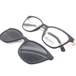 Armazón CELESTE en CP Y METAL CLIP ON SOL LCE0131