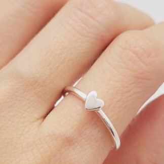 ANILLO PLATA 925 DE CORAZON J01S261