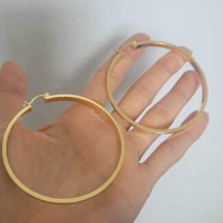 CARAVANA ARO XL BAÑO EN ORO 18K J03G036-XL