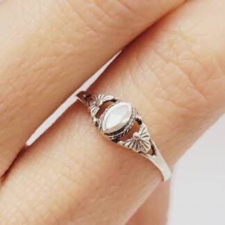 ANILLO PLATA 925 C/NACAR J01S246