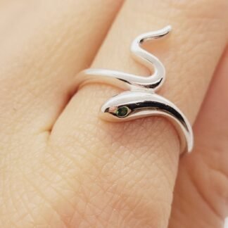 ANILLO PLATA 925 DE SERPIENTE J01S266
