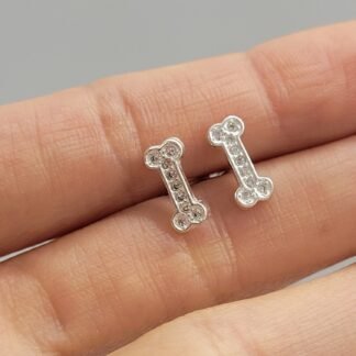 CARAVANAS HUESOS PLATA 925 J03S212