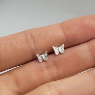 CARAVANAS MINI MARIPOSA PLATA 925 J03S218