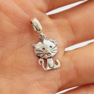 DIJE GATO PLATA 925 J04S112