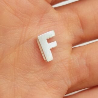 DIJE LETRA F PLATA 925 J04S116-F