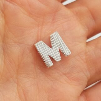 DIJE LETRA M PLATA 925 J04S116-M