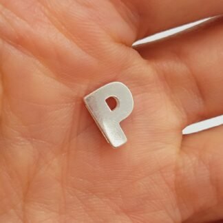 DIJE LETRA P PLATA 925 J04S116-P