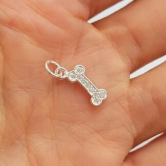 DIJE HUESO PLATA 925 J04S128