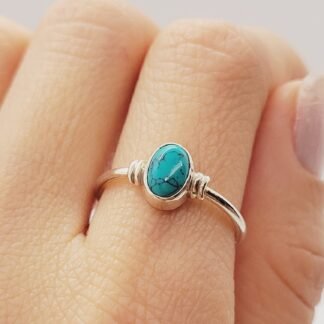 ANILLO PLATA 925 CON PIEDRA J01S291