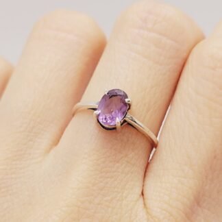 ANILLO PLATA 925 CON PIEDRA ENGARZADA J01S232