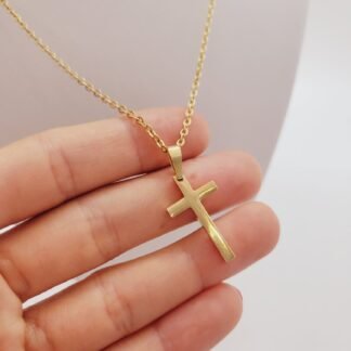 Cadena Forcet Con Dije Cruz 60cm