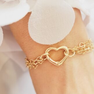 Pulsera Corazón 17cm