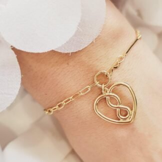 Pulsera con Dije Amor Infinito 17cm