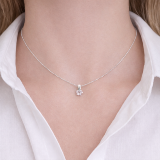 CADENA + DIJE PLATA 925 45cm J02S094